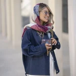 جین پایین بند دار تیره