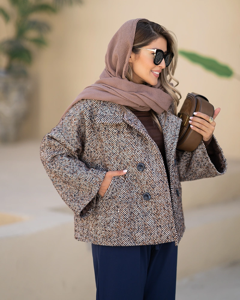 پالتو جناقی کوتاه - Image 11