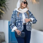 کت اسلیمی آبی