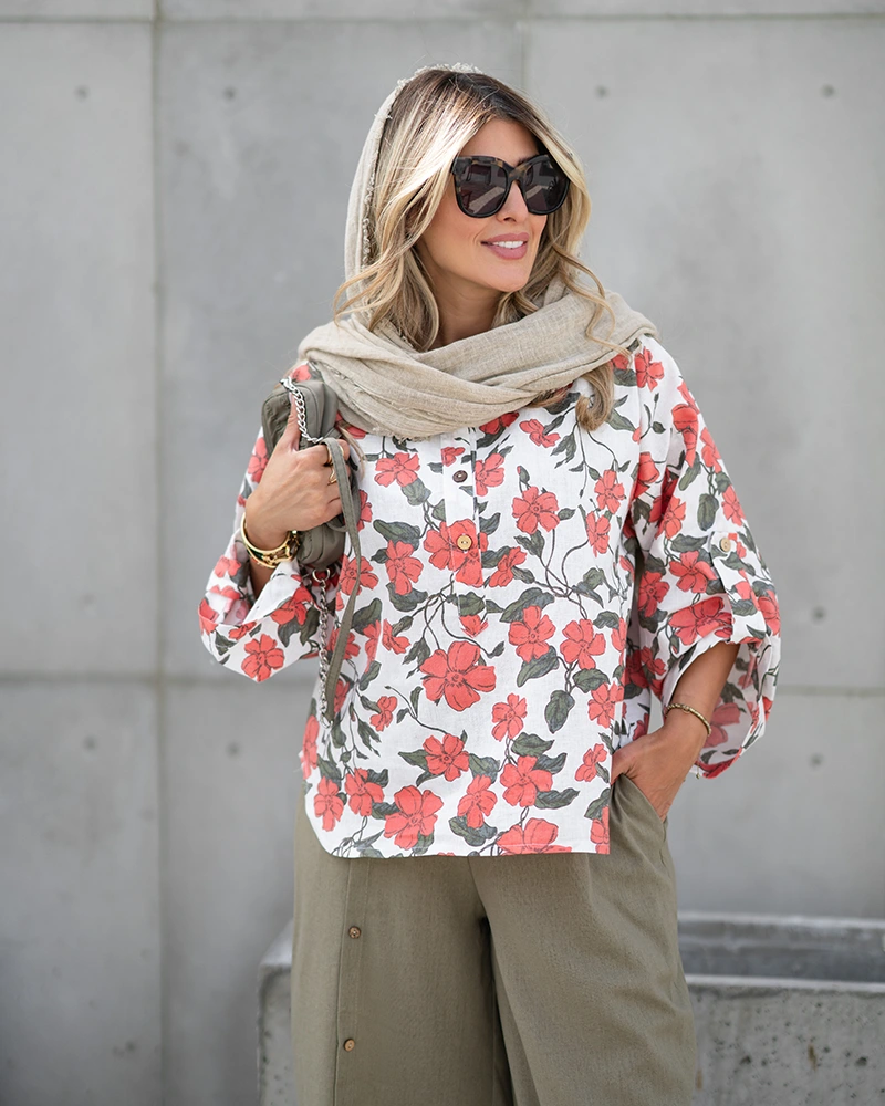 شومیز لینن Rose - 60