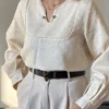 شومیز لینن زنجیردار (9020)