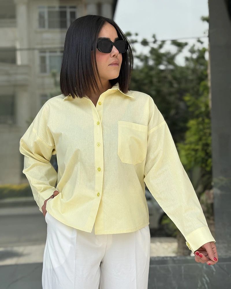 شومیز تک جیب (9986) - Image 7