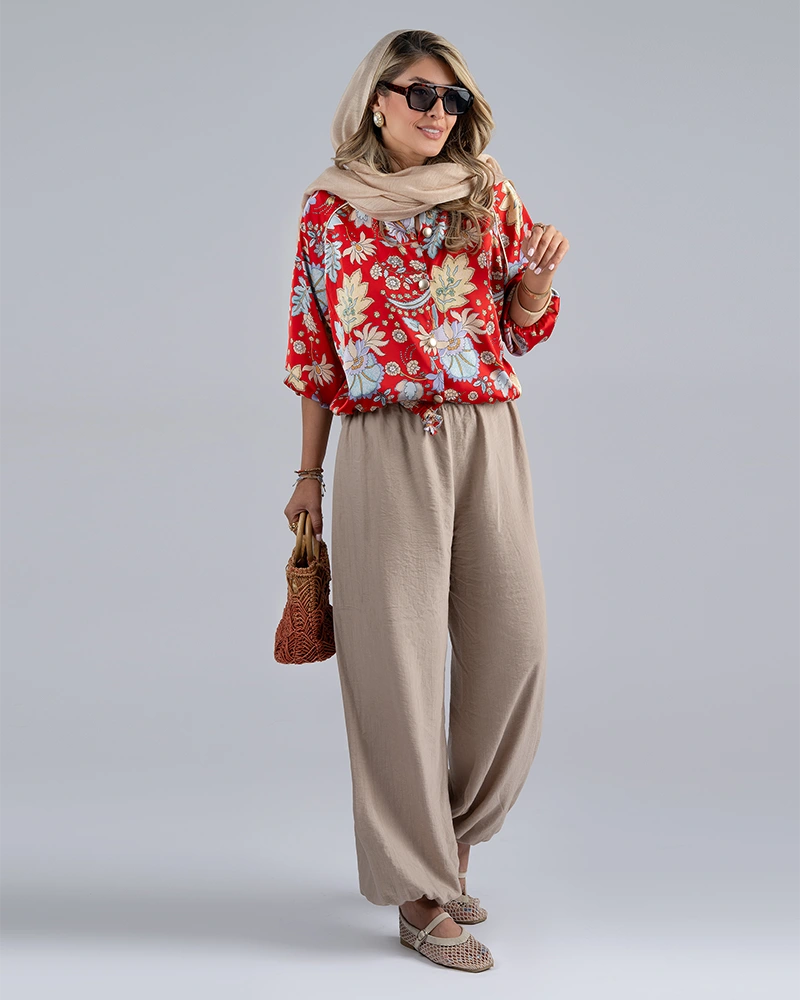 شلوار خمره ای كراش - Image 6