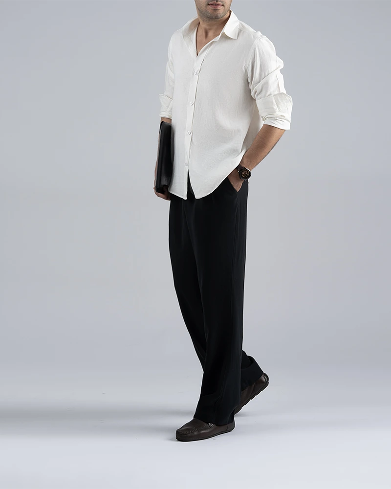 پیراهن ادوارد سفید - Image 3